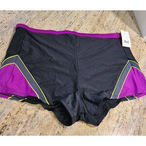New! Everlast Sport Women Plus 26W Athletic Compression Bike Swim Gym Shorts